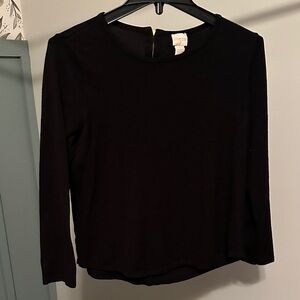 Chico's Elegant Black Long Sleeve Top